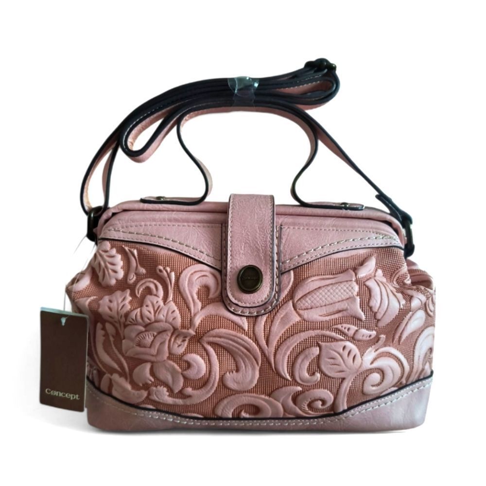 Concept Polaris Dusty Pink Crossbody Satchel